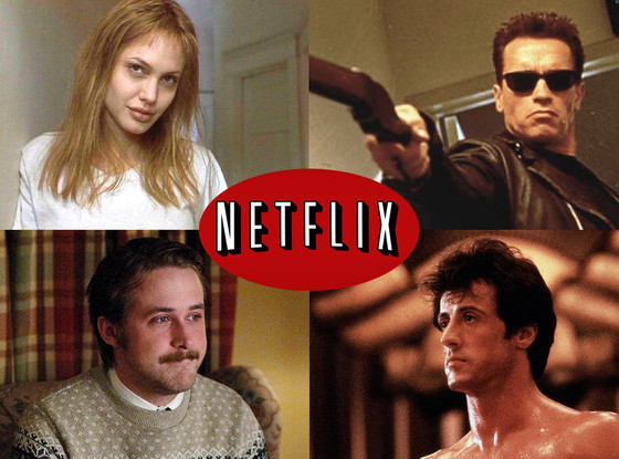 Netflix, Terminator, Girl Interrupted, Lars and the Real Girl, Rocky Netflix, Terminator, Girl Interrupted, Lars and the Real Girl, Rocky